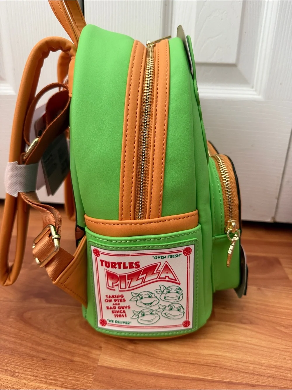 NWT Loungefly Teenage Mutant Ninja Turtles Michelangelo Mini Backpack |